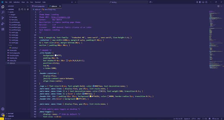 Custom WordPress Theme Development digital marketing article